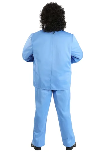 Vista 2 de Disfraz Randy Watson talla grande para hombre de Coming to America Multicolor