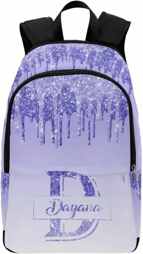 Vista 25 de MyPupSocks Mochila escolar personalizada con nombre personalizado mochila unisex, Multi 00, Personalizado