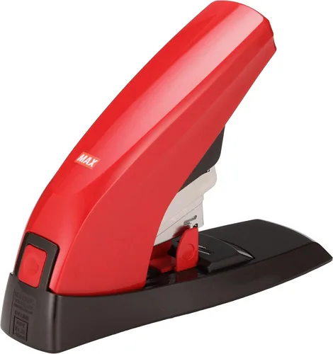 Vista 10 de Max HD-11UFL/R - Engrapadora de escritorio, Bimo 80 plana, 80 piezas, color rojo