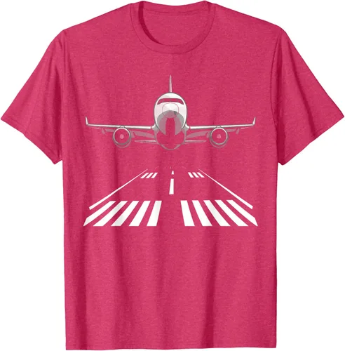 Vista 31 de Airplane Take Off Runway Pilot Jet T-Shirt Negro
