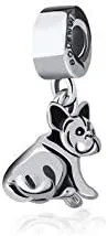 Vista 2 de Bolenvi - Colgante de plata de ley 925 con clip para pulsera Pandora y collares similares