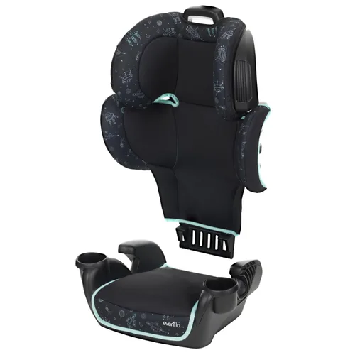 Vista 4 de Evenflo GoTime LX Silla de elevación para auto (Azul Astro)