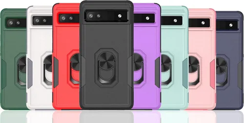 Vista 9 de Funda para Google Pixel 6A, Pixel 6A resistente a prueba de golpes, cubierta protectora de cuerpo completo [doble capa]