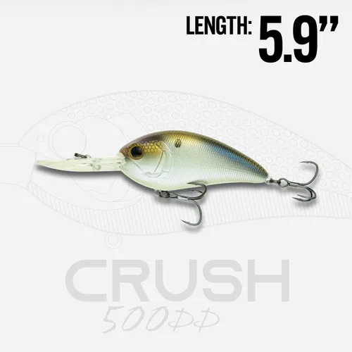 Vista 2 de 6th Sense – Crush 500DD Deep Diving Crankbait Bass Fishing Lure for Offshore Structure