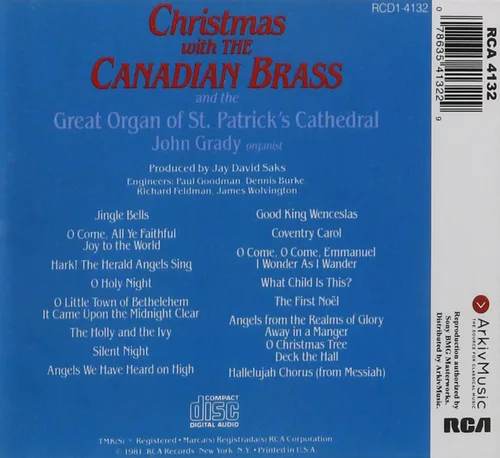 Vista 2 de Christmas with the Canadian Brass and the Great Organ of St. Patrick's Cathedral