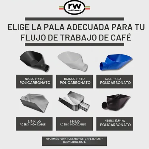 Vista 8 de Rattleware Kilo - Cuchara para escamas de frijoles, color azul, 1 kilo / 2.2 libras