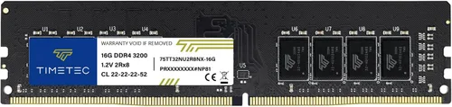 Vista 9 de Timetec Hynix IC DDR4 3200MHz PC4-25600 CL16 1.35V sin búfer no ECC diseñado para juegos y de alto rendimiento compatible con AMD e Intel Desktop