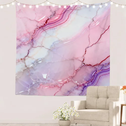 Vista 61 de Batmerry Abstract Repeat Polyester Tapestry, Tiled Directional Lightweight Wall Hanging High-Definition Print Backdrop For Dorm Room Bedroom Living
