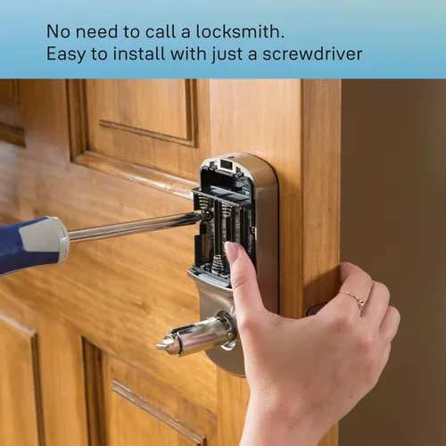 Vista 6 de Yale Assure Lever - Manija de puerta con teclado (para puertas sin pestillo) - Entrada sin llave con desbloqueo por código PIN y bloqueo de un toque