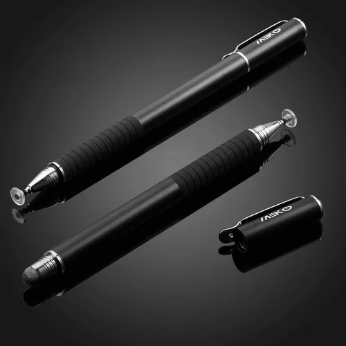 Vista 4 de MEKO Lápiz Universal, [Serie de Precisión 2 en 1] Lápices con Punta de Disco para Pantalla Táctil para Todas las Pantallas Táctiles Capacitivas