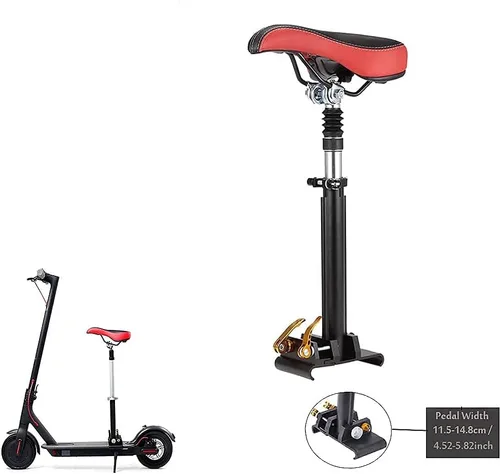 Vista 8 de Asiento de scooter eléctrico apto para Xiaomi M365 / 1S / Lite/Pro, Aovopro ES80, Razor C25 Sillín de scooter eléctrico ajustable con función