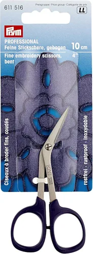 Vista 2 de Prym Tijeras de bordado curvadas profesionales de 4 pulgadas, morado, 3.9 in/3.94 pulgadas