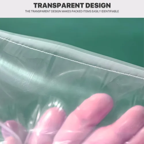 Vista 4 de 100 unidades, (4 x 4 pulgadas), bolsa transparente con cierre de cremallera de 2.5 mil de grosor, bolsas con cremallera, bolsas de plástico
