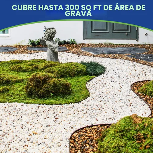 Vista 5 de Teexpert Pegamento de roca para paisajismo, pegamento concentrado de grava de 2 galones para grava de guisantes y rocas pequeñas, fórmula de flujo