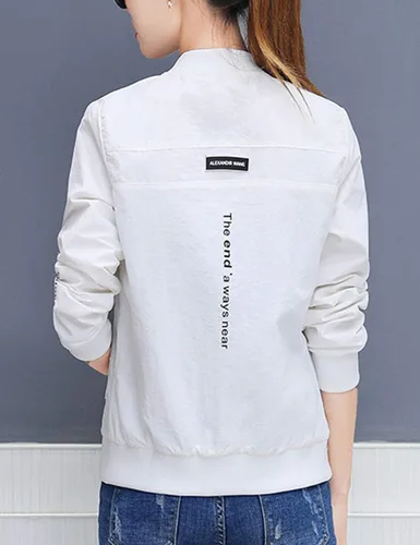 Vista 2 de Flygo - Chaqueta de bombardero Softshell para mujer, diseño floral