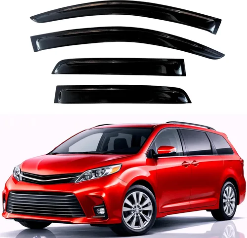 Vista 70 de KPY Moldura deflectora de viento con protección contra la lluvia compatible con Mazda CX-3 2016-2021 (CX3), 4 unidades, para ventana lateral