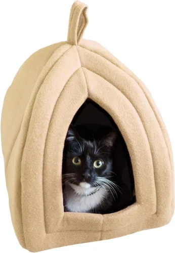 Vista 9 de Cama para gatos de tienda de campaña / iglú PAW, azul, Azul