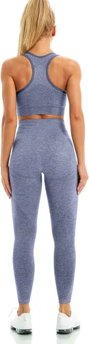Vista 4 de WodoWei - Conjunto de 2 piezas de entrenamiento para mujer