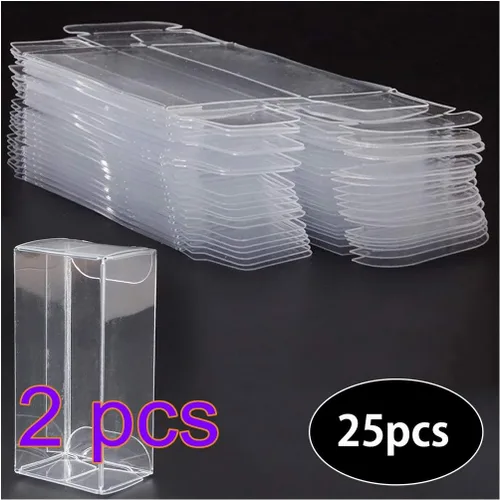 Vista 9 de Generic 50 cajas de exhibición para organizador de coche modelo a escala 1/64, PVC transparente