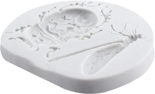 Vista 5 de Lingzhi Moldes de silicona de libélula para fondant, moldes de silicona para escarabajos para decoración de pasteles, decoración de cupcakes Estilo a