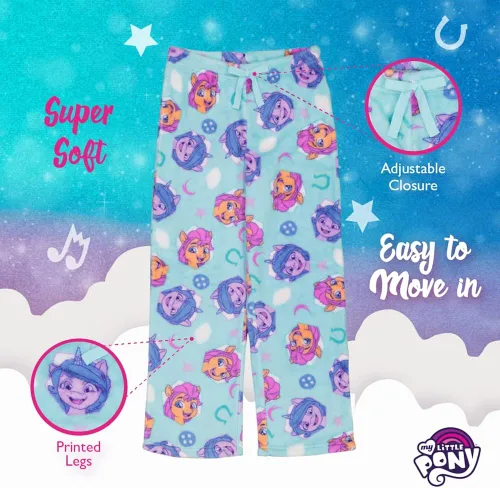 Vista 4 de My Little Pony Girls' Big Pajama Bottoms