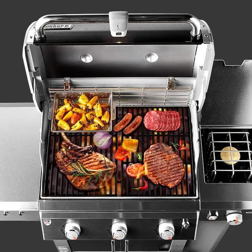 Vista 7 de GGC Rejillas de parrilla de 18.75" para Weber Genesis ii E-310, E-315, E-325, E330, E335, S-310, S-335, S-345 Genesis II LX S-340, LX E-340, 2 Negro