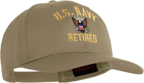 Vista 20 de e4Hats.com Gorra bordada militar retirada de la Marina de los EE