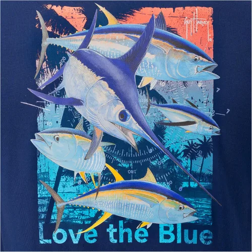 Vista 169 de Guy Harvey Camiseta de manga corta Threadcycled para hombre