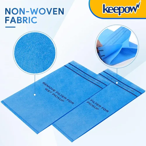 Vista 5 de Filtro de vacío húmedo y seco para Stinger de 2.5 a 5 galones WS0255VA 4 Pack Reusable Vacuum Filter Bags Also Compatible with Workshop Craftsman