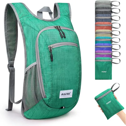 Vista 23 de G4Free 10L/15L Mochila para Senderismo Plegable Ligera, Mochila de Día para Caminatas, Pequeña, Viaje al Aire Libre, Bolsa de Hombro Plegable