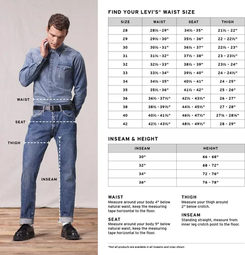 Vista 4 de Levi's 505 - Jeans para hombre de corte regular (también disponibles en tallas para personas grandes y altas)