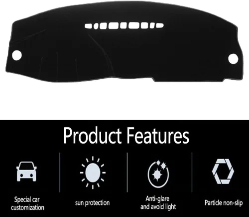 Vista 2 de Cubierta de salpicadero para VW-Passat 1996-2005, tapete de poliéster para salpicadero, cubierta protectora de tablero de automóvil, almohadillas