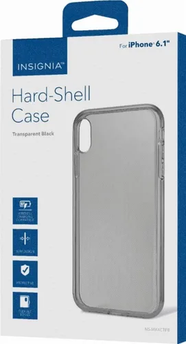 Vista 5 de Insignia Funda protectora para Apple iPhone XR - Negro Transparente - Modelo: NS-MAXCTPB