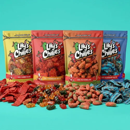 Vista 8 de Lilys Chilies, Caramelos masticables agrios y chiles (paquete variado)