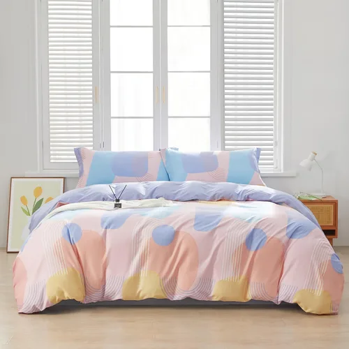 Vista 33 de SAPHREAS Juego de Funda de Edredón de Flores Rosas 2 piezas Algodón Estilo Jardín Campanilla Floral Ropa de Cama Juego de Funda de Edredón 100%