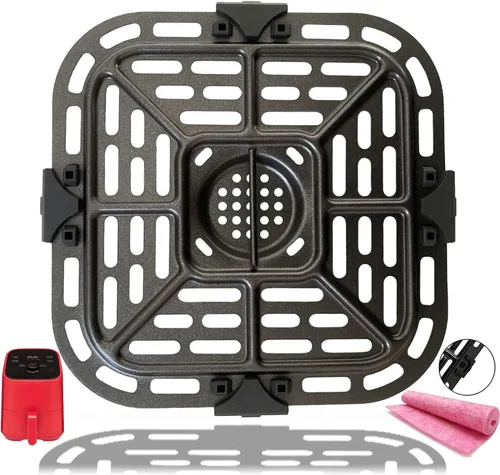 Vista 9 de Placa para freidora de aire de 8 cuartos para freidora de aire PowerXL Vortex Pro Plus, parrilla antiadherente mejorada para freidora de aire