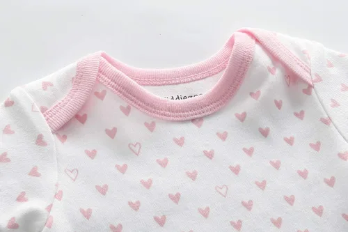 Vista 2 de Kiddiezoom Conjunto de ropa unisex de manga corta para bebé recién nacido