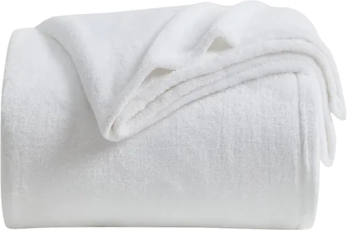 Vista 24 de KMUSET Manta de Tiro Súper Suave Premium de Franela de Forro Polar Sedosa Tamaño de Tiro Beige Microfibra Manta Ligera para Uso en Todas