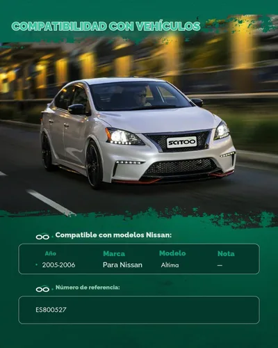 Vista 2 de Kit de suspensión de 2 piezas de eslabones para Nissan Altima ES800527 2005-2006