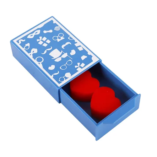 Vista 5 de Truco de caja de cajones Cajas vacías para niños - Maravillosa caja de artículos de producción Caja apareciendo corazón de esponja para niños