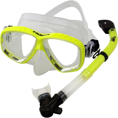 Vista 2 de PROMATE Juego combinado de máscara de buceo y esnórquel AB