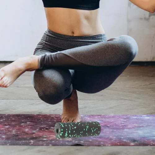 Vista 7 de Toddmomy Mini rodillo muscular de 5.9 pulgadas, columna de yoga, rodillo de espuma para relajación muscular, recuperación después del entrenamiento