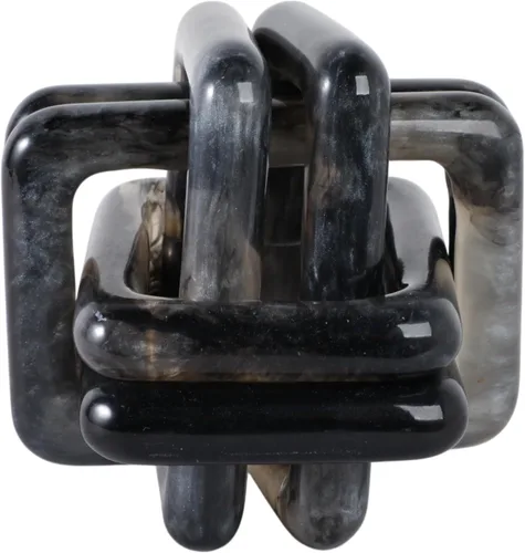 Vista 6 de Escultura para decoración del hogar y baño – Adornos de nudo de mármol para detalles de estantes, estilo de habitación y diseño de oficina