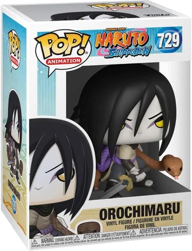 Vista 3 de Naruto Shippuden - Orochimaru Funko Pop! Figura de vinilo (incluye funda protectora compatible con POP Box)