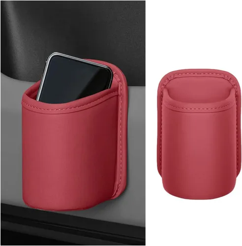 Vista 8 de Portavasos grande para puerta de automóvil, clip en el asiento del vehículo, soporte para bebidas colgante lateral, organizador de botellas de agua