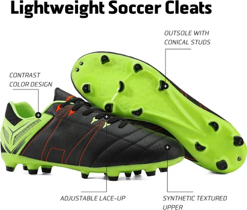 Vista 3 de DREAM PAIRS Men's Cleats Football Soccer Shoes