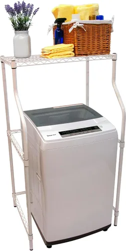 Vista 4 de Magic Chef Soporte de lavandería compacto para el hogar con estante