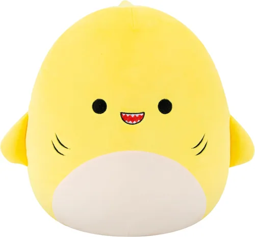 Vista 14 de Squishmallows Original 12 pulgadas Caine la tortuga de cuero naranja con gafas – Peluche oficial Jazwares (tamaño mediano)