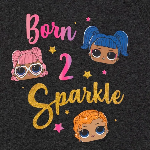 Vista 6 de LOL Surprise Conjunto de 3 piezas para niños leggings con capucha de rizo francés