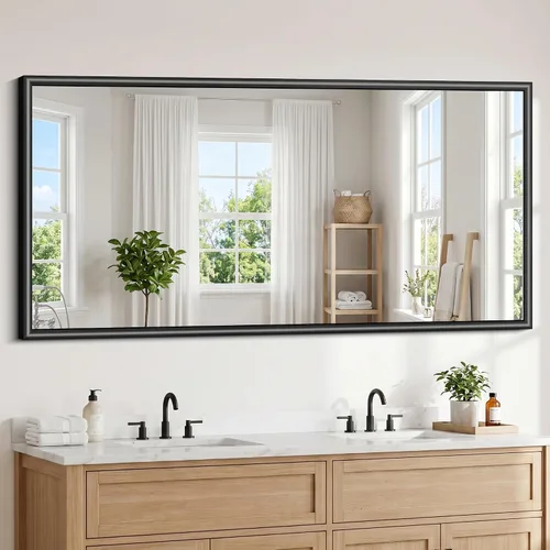 Vista 14 de FORBATH Bathroom Mirror for Over Sink, 18x30 Inch Black Vanity Mirror